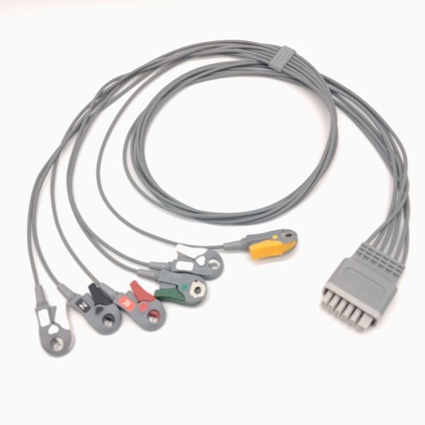 94.mindray Compatible 6 leads ECG telemetry Leadwires