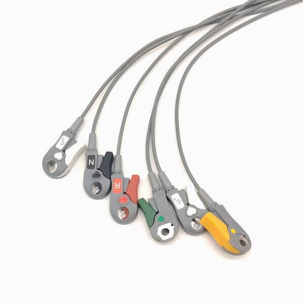 94.mindray Compatible 6 leads ECG telemetry Leadwires - Image 2