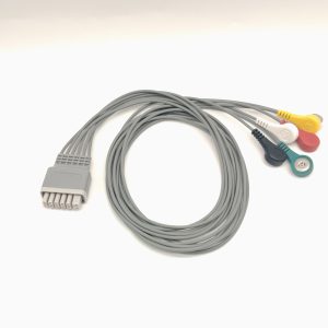 95.mindray Compatible 6 leads ECG Telemetry Leadwires