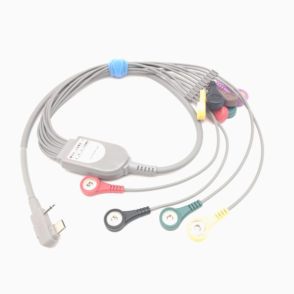 97.general Compatible 10leads/12 leads Holter Recorder ECG Cables and Leadwires