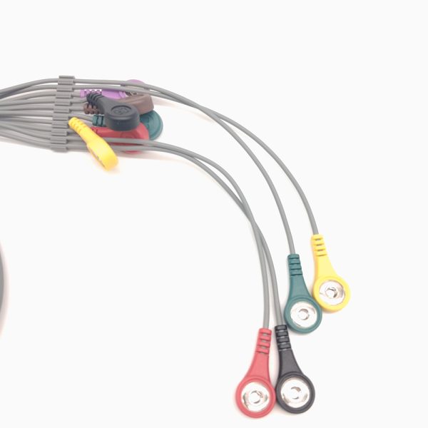 97.general Compatible 10leads/12 leads Holter Recorder ECG Cables and Leadwires - Image 3
