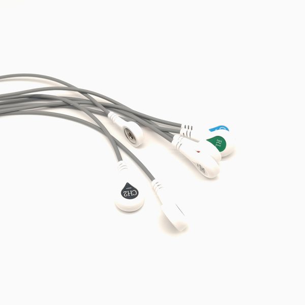 99.BI Compatible 7 leads Holter Recorder ECG Cables and Leadwires - Image 2