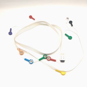 101.mortara Compatible 10leads/12 leads Holter Recorder ECG Cables and Leadwires