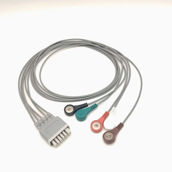 102.mindray Compatible 5 leads ECG Telemetry Leadwires