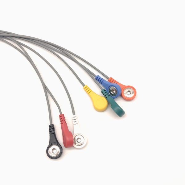 104.Compatible 7 leads Holter Recorder ECG Cables and Leadwires - Image 3