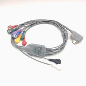 106.carewell Compatible 10leads/12 leads Holter Recorder ECG Cables and Leadwires