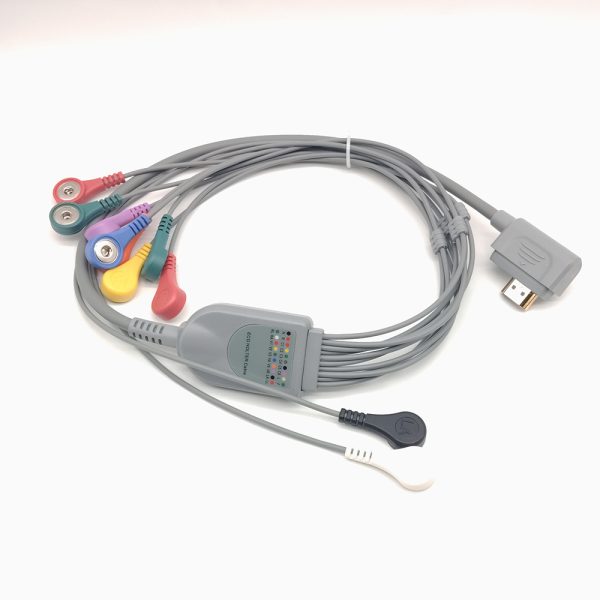 106.carewell Compatible 10leads/12 leads Holter Recorder ECG Cables and Leadwires