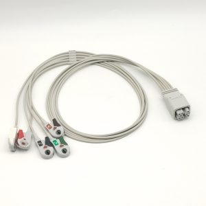 108.GE-HEALTHCARE Compatible 5 leads Holter Recorder ECG Cables and Leadwires