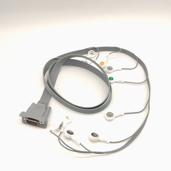 109.MGY Compatible 10 leads/12 leads Holter Recorder ECG Cables and Leadwires
