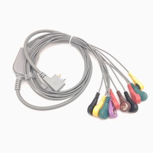 110.zoncare Compatible 10leads/12 leads Holter Recorder ECG Cables and Leadwires