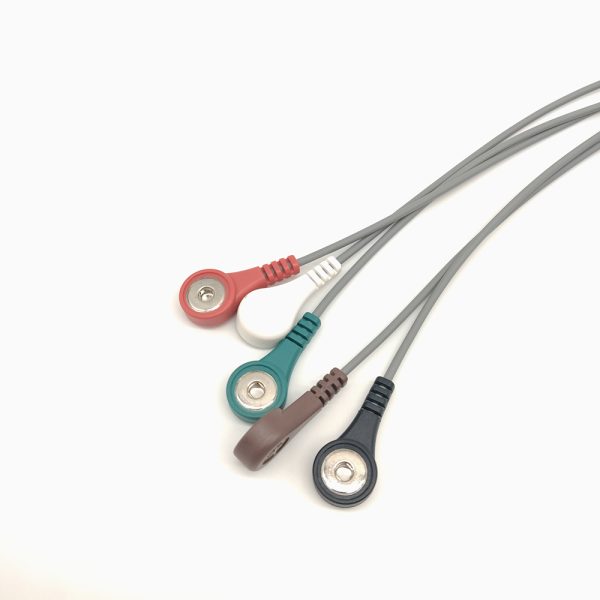111.beneware Compatible 5 leads Holter Recorder ECG Cables and Leadwires - Image 2