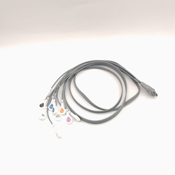 112.BI Compatible 10leads/12 leads Holter Recorder ECG Cables and Leadwires
