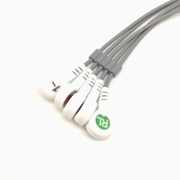 116.beneware Compatible 7 leads Holter Recorder ECG Cables and Leadwires - Image 3
