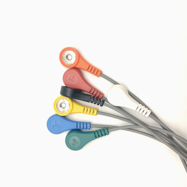 117.Compatible 7 leads Holter Recorder ECG Cables and Leadwires - Image 3