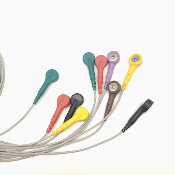 118.cardioline Compatible 10leads/12 leads Holter Recorder ECG Cables and Leadwires - Image 2