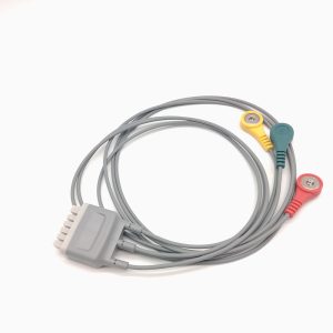 119.MINDYAY Compatible 3 leads ECG Telemetry Leadwires