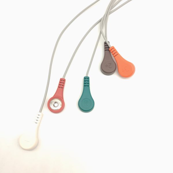 122.nihon kohden h-853d Compatible 5 leads Holter Recorder ECG Cables and Leadwires - Image 2