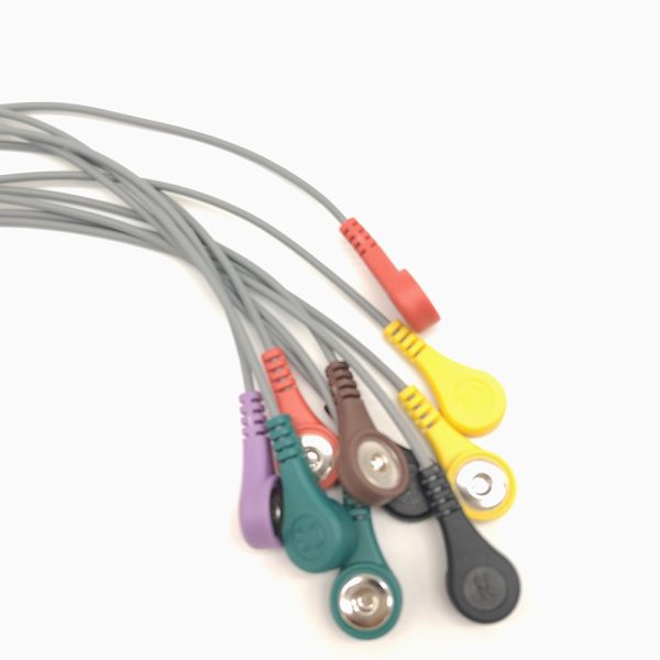 124.DMS Compatible 10leads/12 leads Holter Recorder ECG Cables and Leadwires - Image 2