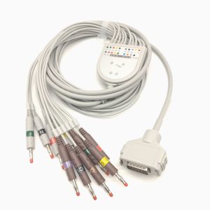 129.fukuda DB15 Compatible 10leads/12 leads Direct-Connect EKG Cables
