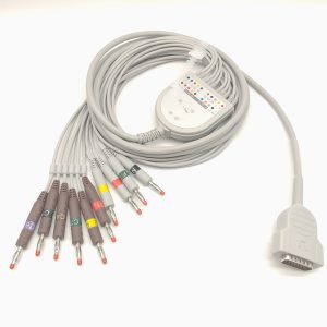 134.ge-healthcare Compatible 10 leads/12 leads Direct-Connect EKG Cables