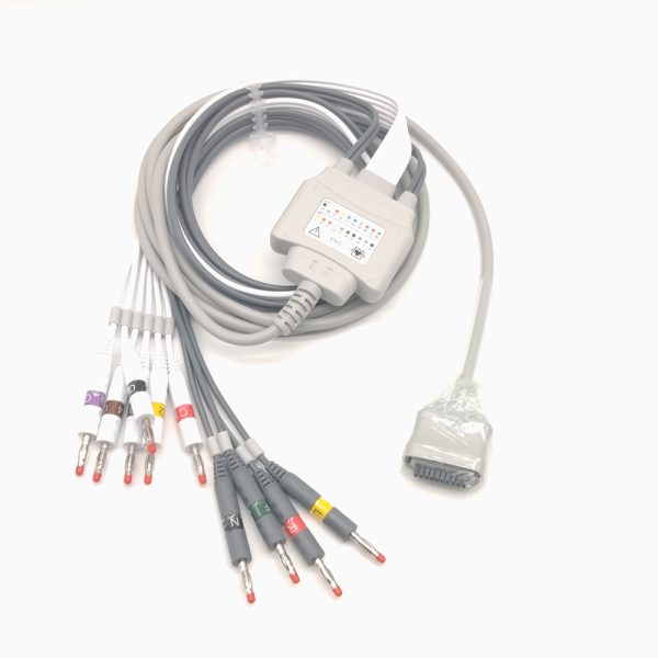 136.EDAN Compatible 10 leads/12 leads Direct-Connect EKG Cables