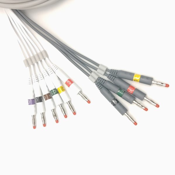 136.EDAN Compatible 10 leads/12 leads Direct-Connect EKG Cables - Image 4