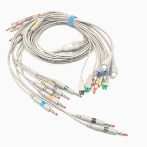 141.EDAN Compatible 18 leads Direct-Connect EKG Cables