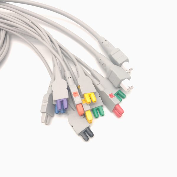 141.EDAN Compatible 18 leads Direct-Connect EKG Cables - Image 3