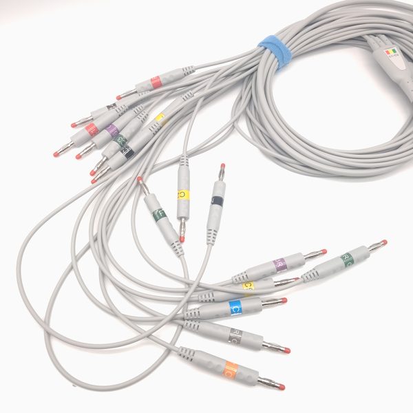 141.EDAN Compatible 18 leads Direct-Connect EKG Cables - Image 4