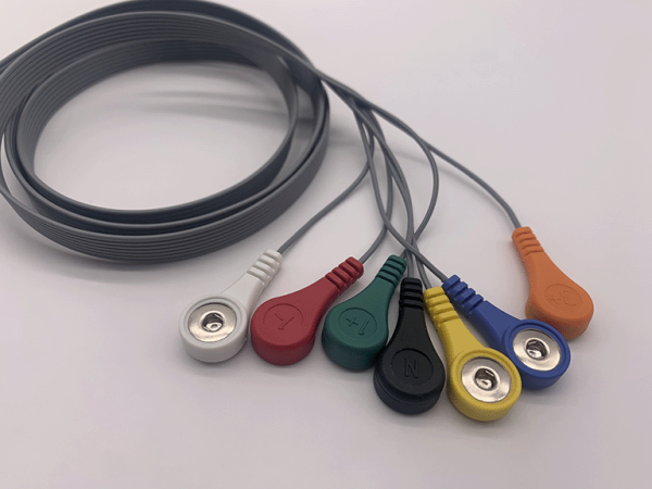 17.Edan Compatible 7 leads ECG Holter Lead-wires and cables - Image 3