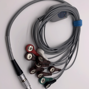 16.Landcom Compatible10leads/12 leads ECG Holter Lead-wires and cables