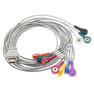 22.Biox Compatible 10leads/12 leads ECG Holter Lead-wires and cables