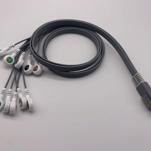 15.CHANCEFINE Compatible 10leads/12 leads ECG Holter Lead-wires and cables