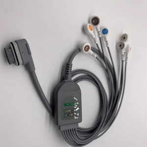 13.BiomedicalInstruments Compatible 7 leads ECG Holter Lead-wires and cables