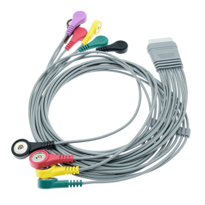 18.Edan Compatible10leads/12 leads ECG Holter Lead-wires and cables