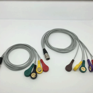 21.Shanghai Quntian Compatible 10leads/12 leads ECG Holter Lead-wires and cables