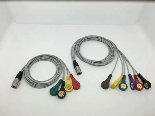 21.Shanghai Quntian Compatible 10leads/12 leads ECG Holter Lead-wires and cables